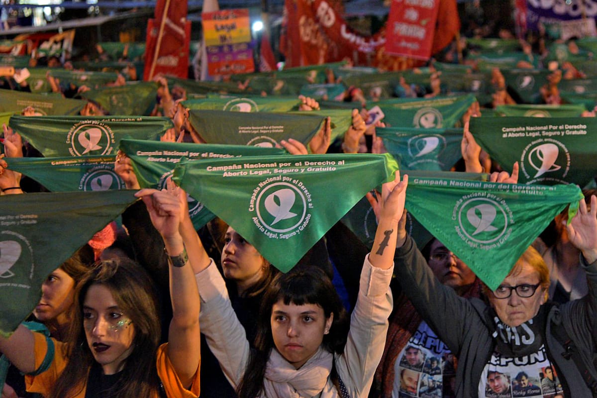 La marcha por la legalización del aborto en Mar del Plata