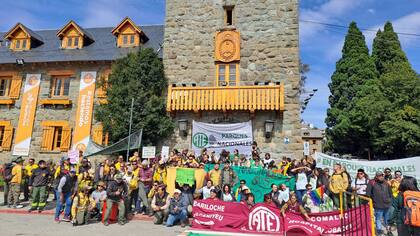 La marcha terminó en el Centro Cívico