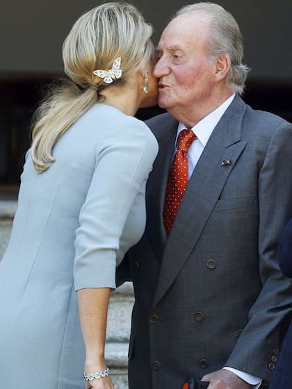 La mariposa que lució en una visita formal a España en 2013