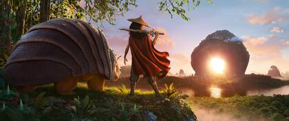 La más nueva heroína de Disney se llama Raya, y está en busca del último dragón de la Tierra
