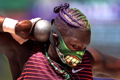 La máscara de Hulk fue la que la identificó en Tokio 2020 y de allí surgió uno de sus apodos