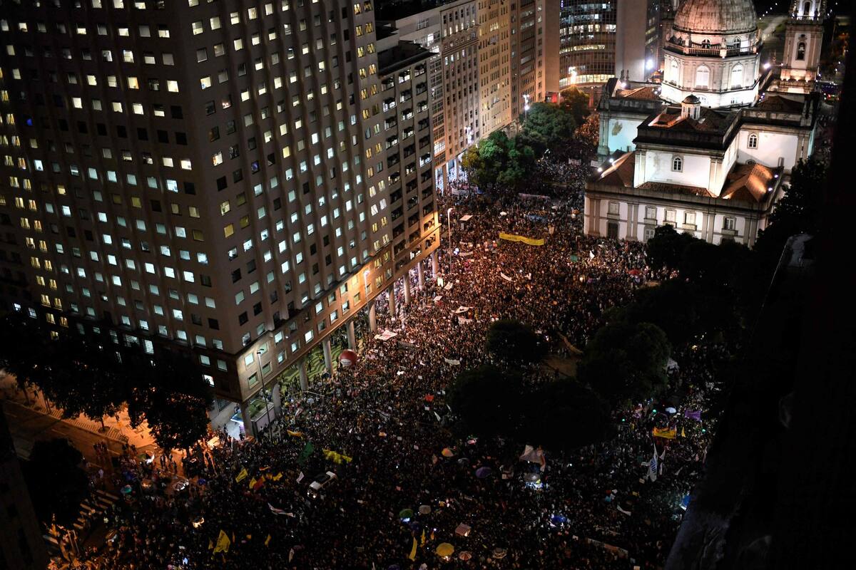 La masiva marcha en Río de Janeiro por la Educación