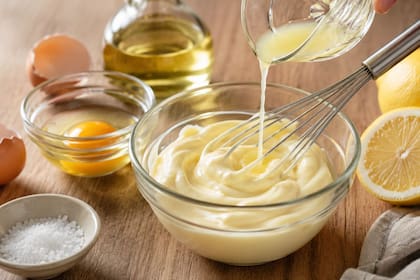 La mayonesa de limón es fundamental para esta receta, y se puede conseguir en simples pasos