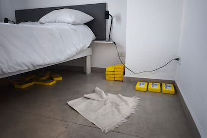 La mayor parte de la cocaína fue secuestrado en un departamento de la zona de Abasto