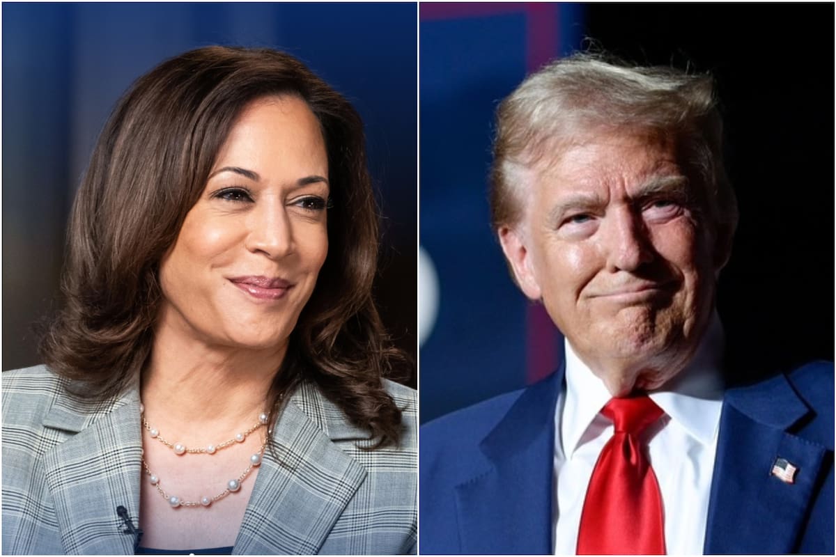 La mayoría de los sondeos favorecen a la candidata demócrata, Kamala Harris; el republicano Donald Trump se mantiene cerca