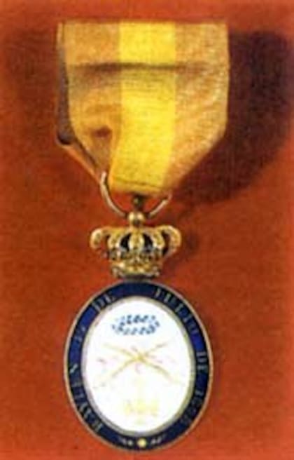 La medalla que recibieron los combatientes de Bailén (Foto: Wikipedia)