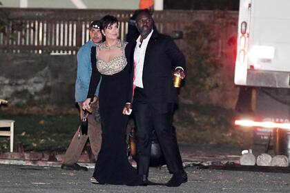 La mediática Kris Jenner junto a su pareja, Corey Gamble
