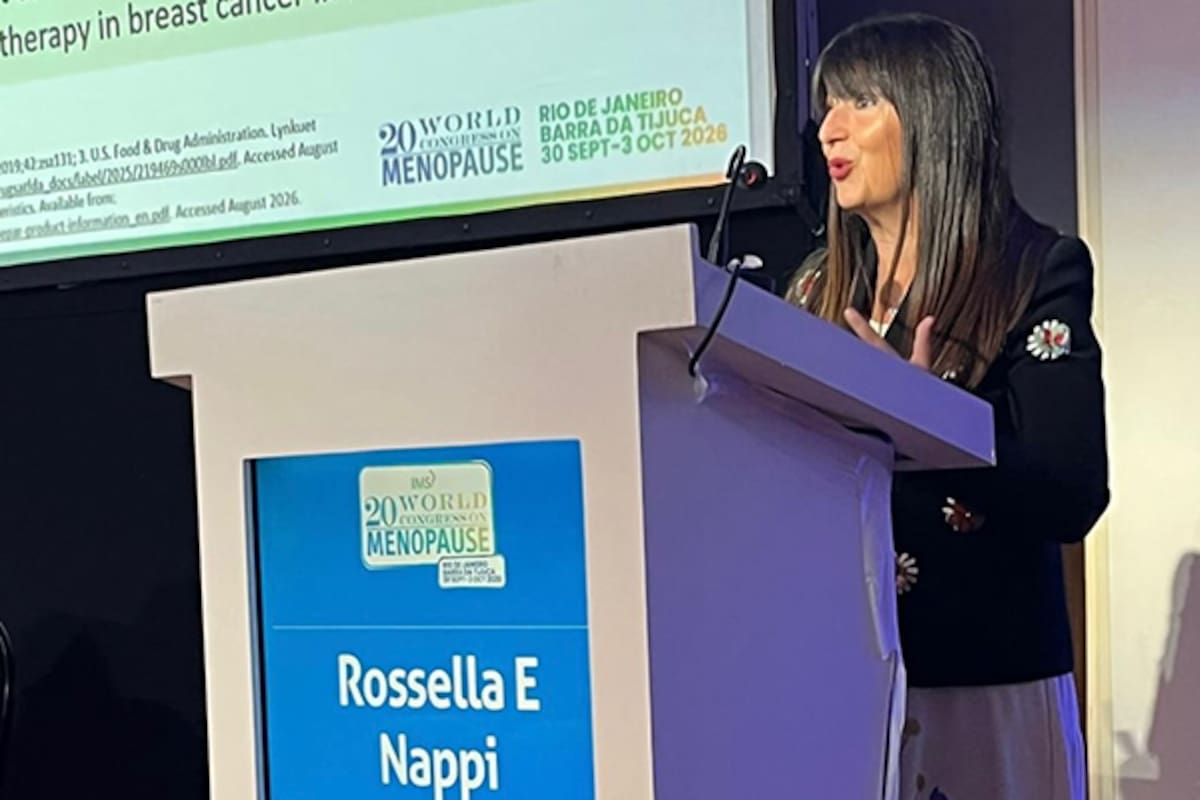 La médica italiana Rosella Nappi dio cátedra en el Congreso Mundial de Menopausia, que presidió en Río de Janeiro