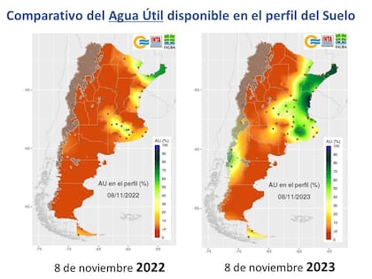 La mejora de las condiciones de humedad en el suelo se da en plena siembra de soja