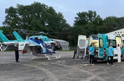 La menor de 10 años fue trasladada al Hospital Garrahan
