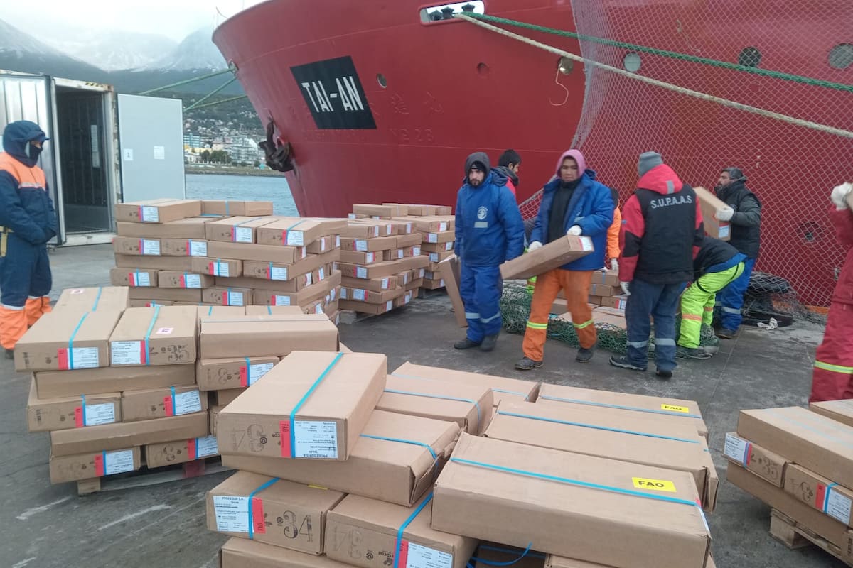 La mercadería del barco fue decomisada