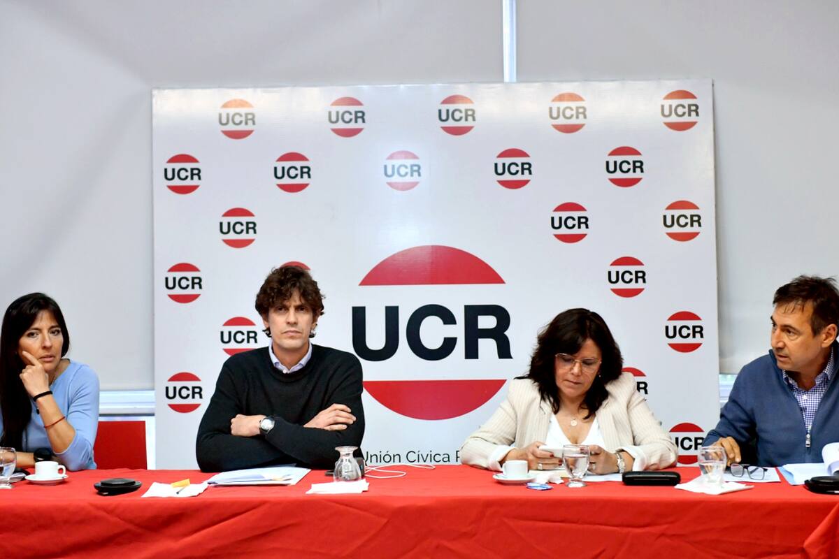 La mesa de conducción de la UCR