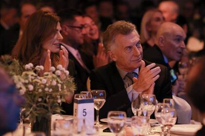 La mesa de Mauricio Macri y Juliana Awada
