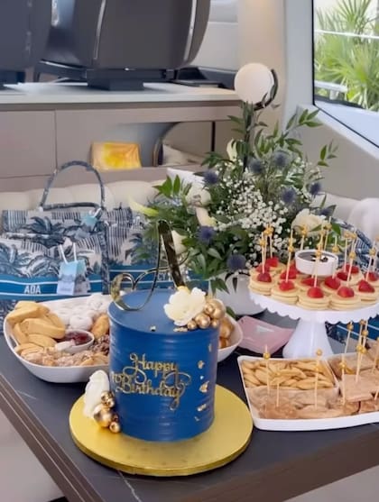La mesa de postres de la fiesta de Adamari López