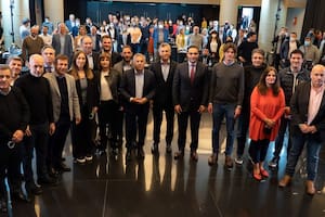 La Mesa Nacional de Juntos por el Cambio con los principales candidatos nacionales surgidos de las PASO