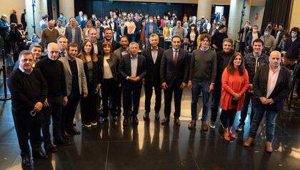 La Mesa Nacional de Juntos por el Cambio con los principales candidatos nacionales surgidos de las PASO