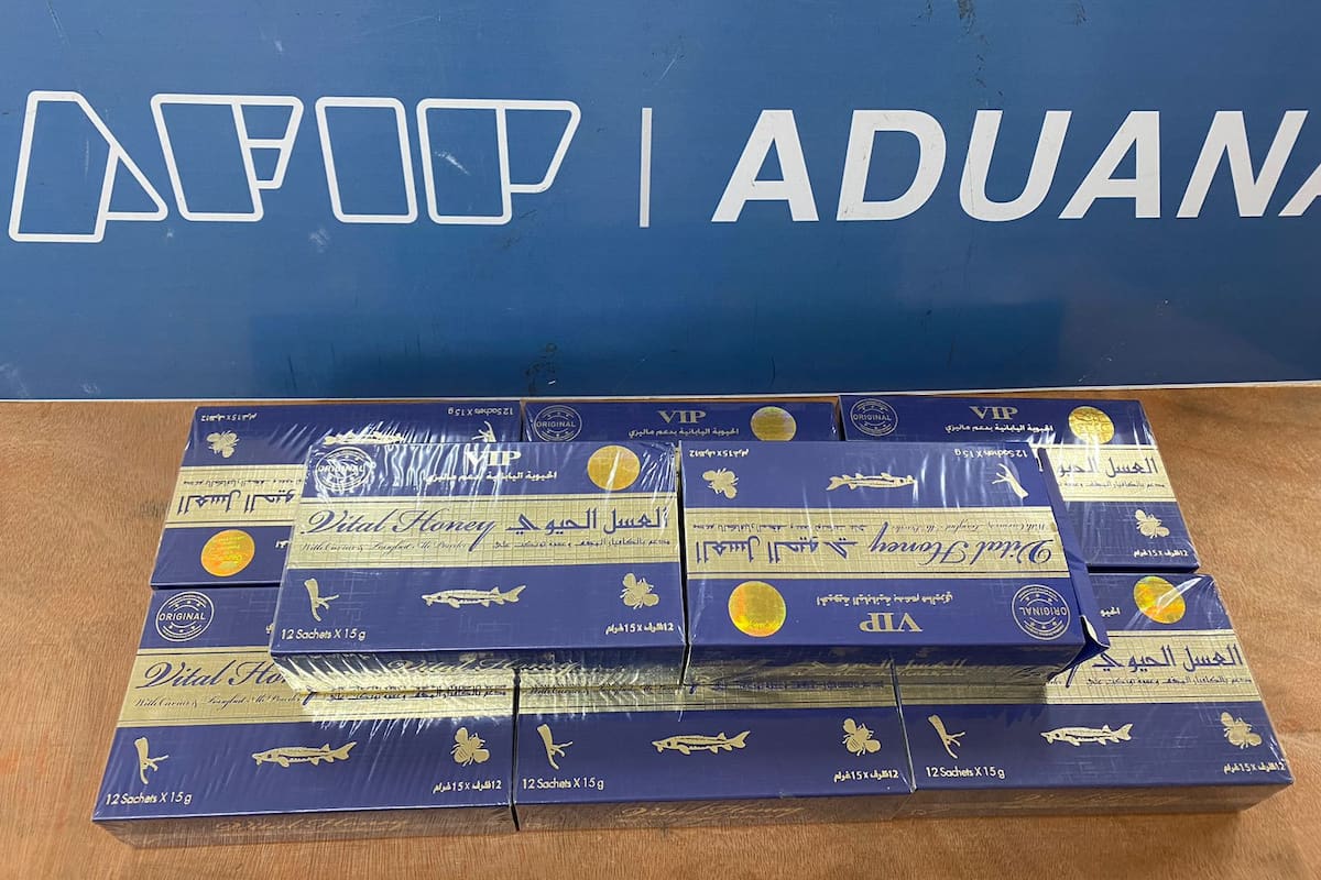 "La Miel del Amor", el estimulante sexual prohibido que confiscó la Aduana