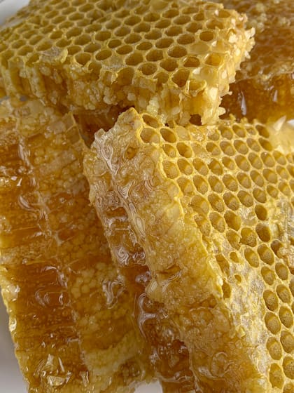 La miel, una sustancia dulce y espesa producida por las abejas, combina azúcares naturales, antioxidantes, vitaminas, minerales y compuestos bioactivos que garantizan su conservación
