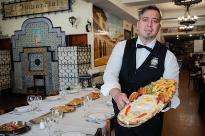 La milanesa El Imparcial, del restaurante homónimo