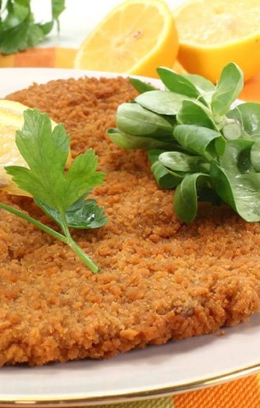 La milanesa fue descripta como carne empanada.