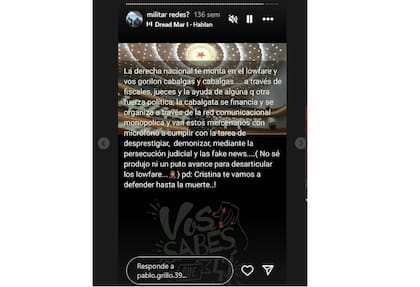 La militancia, un pilar identitario en Grillo