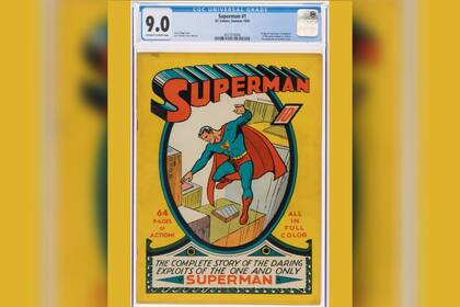 La millonaria suma por la que se vendió un raro cómic de Superman hallado por tres hermanos en la casa de su madre