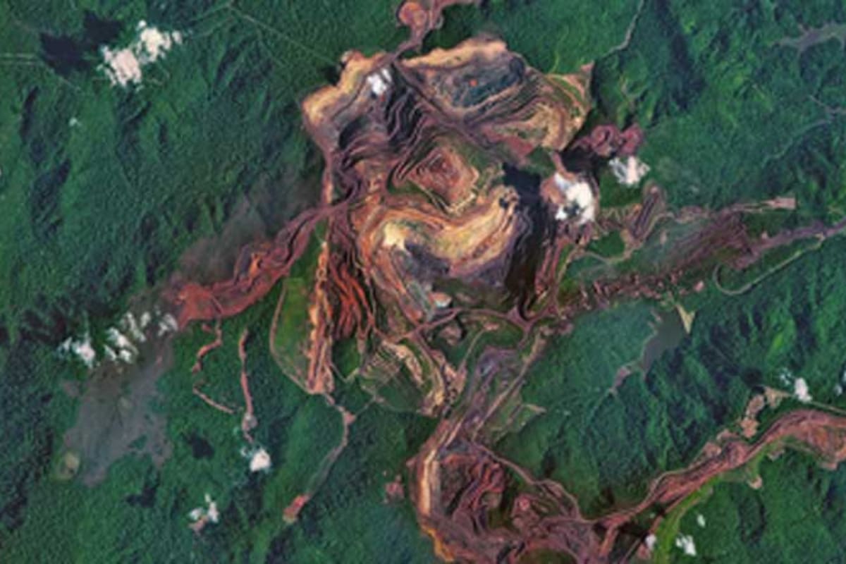 La mina Carajás, en Brasil, es una de las minas de hierro más grandes del planeta