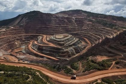 La mina de oro Los Filos en el estado de Guerrero, México