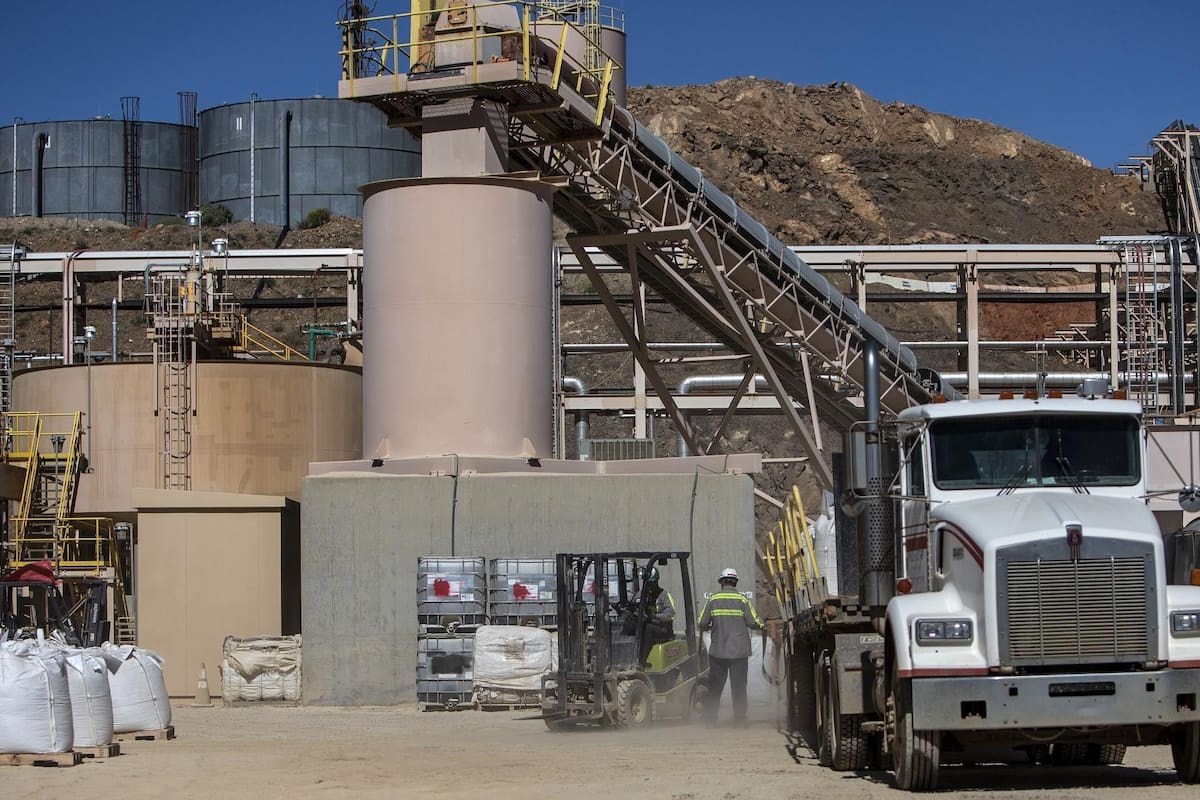 La mina de tierras raras de Mountain Pass, en California, es la única de ese tipo en operación en Estados Unidos.