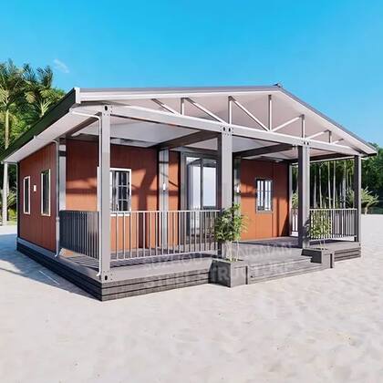 La mini casa con porche es fácil de instalar y desmontar (Amazon)