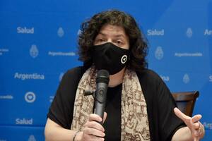 La ministra Carla Vizzotti