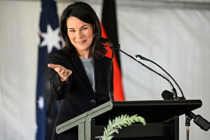 La ministra de Relaciones Exteriores alemana, Annalena Baerbock