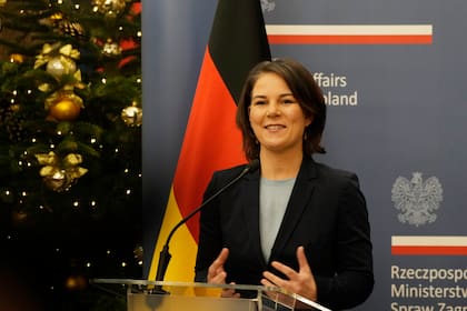 La ministra de Relaciones Exteriores de Alemania Annalena Baerbock