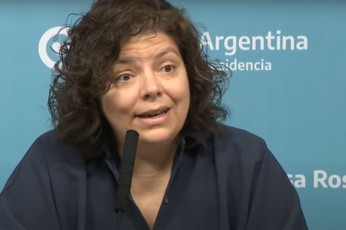 La ministra de Salud Carla Vizzotti