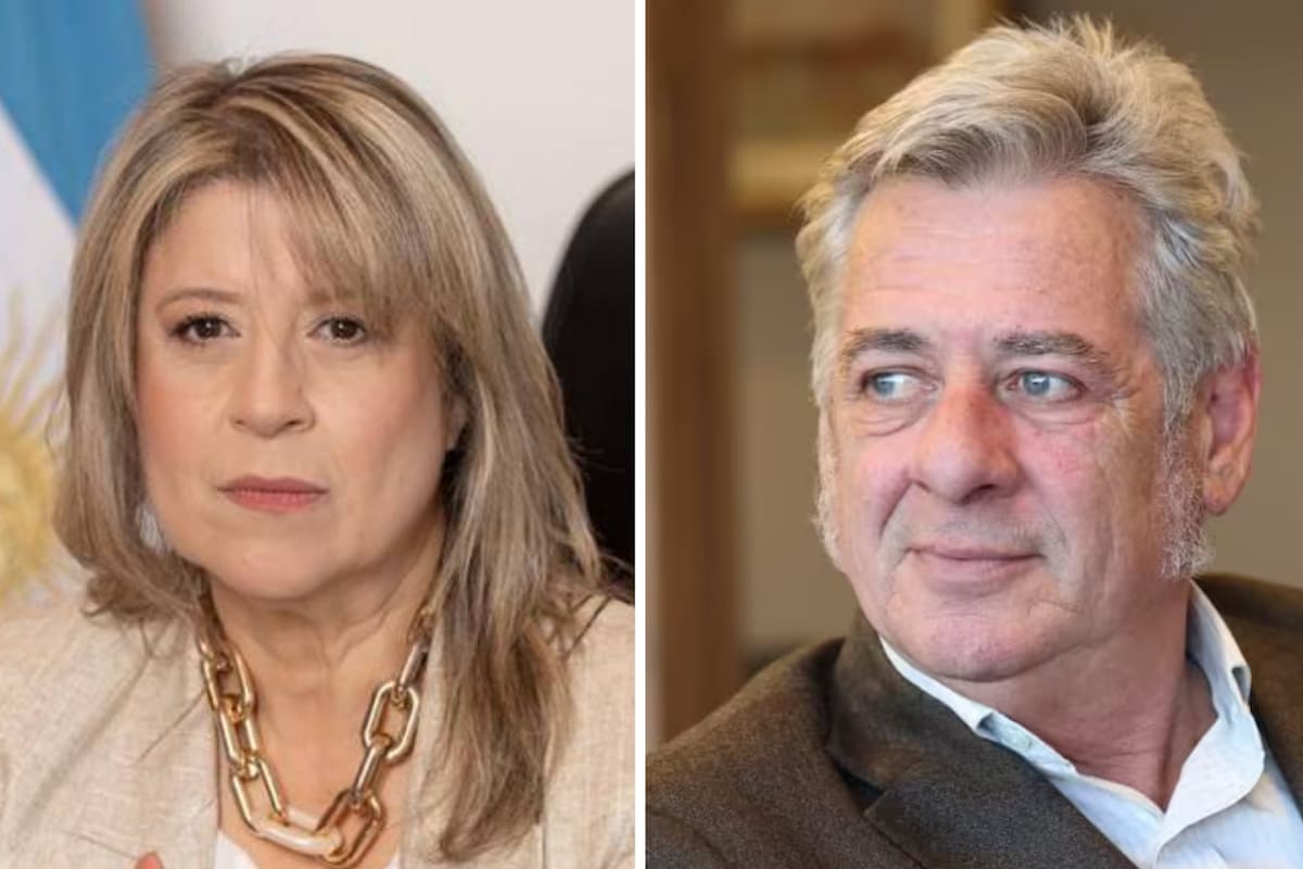 La ministra de Seguridad, Alejandra Monteoliva, y el presidente de la Sociedad Rural Argentina, Nicolás Pino