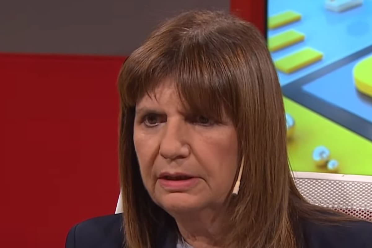 La ministra de Seguridad, Patricia Bullrich