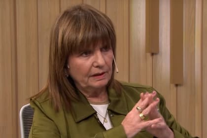La ministra de Seguridad, Patricia Bullrich, entrevistada en TN