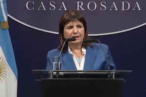 La ministra de Seguridad, Patricia Bullrich (Archivo)