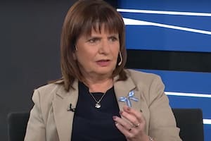 La ministra de Seguridad Patricia Bullrich durante su paso por La Cornisa (LN+)