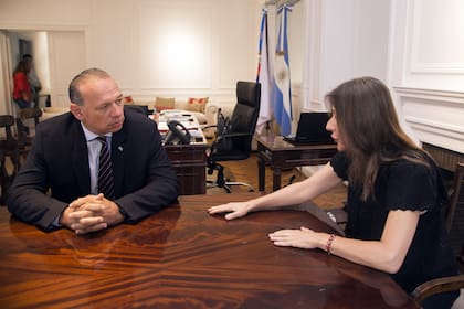 La ministra de Seguridad, Sabina Frederic, y el responsable de la seguridad bonaerense, Sergio Berni; hoy volvieron a mostrar sus diferencias