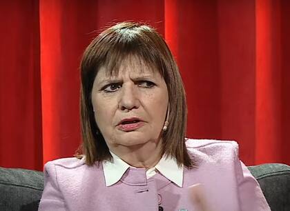 La ministra de Seguridad, Patricia Bullrich, entrevistada en LN+