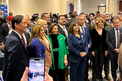 La ministra Patricia Bullrich, en la Conferencia de Acción Política Conservadora (CPAC), en Estados Unidos