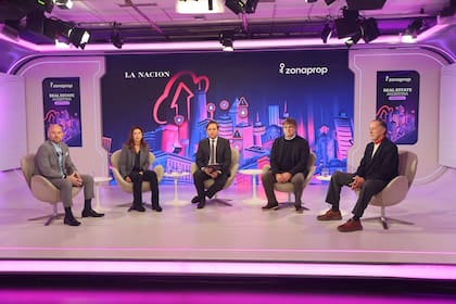 "La mirada de los brokers", Ariel Champanier (RE/MAX Premium), Gabriela Goldszer (Ocampo Propiedades), José Del Rio (LA NACION), Toribio Pablo de Achával (Toribio Achával) y Luis Ramos (LJ Ramos)