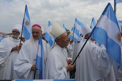 La misa celebrada hoy en Luján