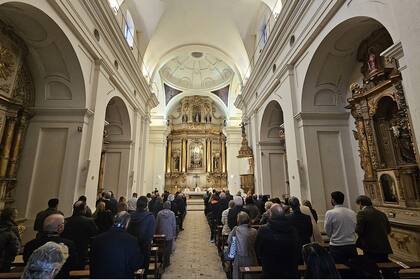 La misa de este mediodía en Santa Catalina de Siena