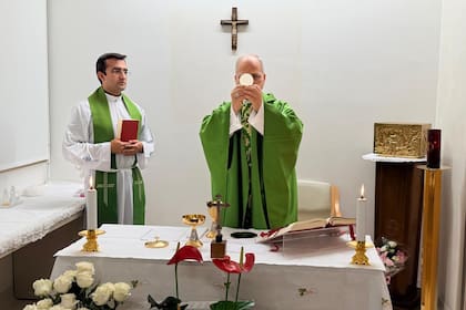 La misa del Papa León XlV en el hospital Gemelli