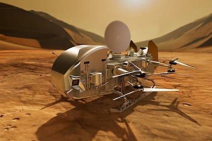 La misión Dragonfly analizará compuestos orgánicos en la atmósfera y el suelo de Titán