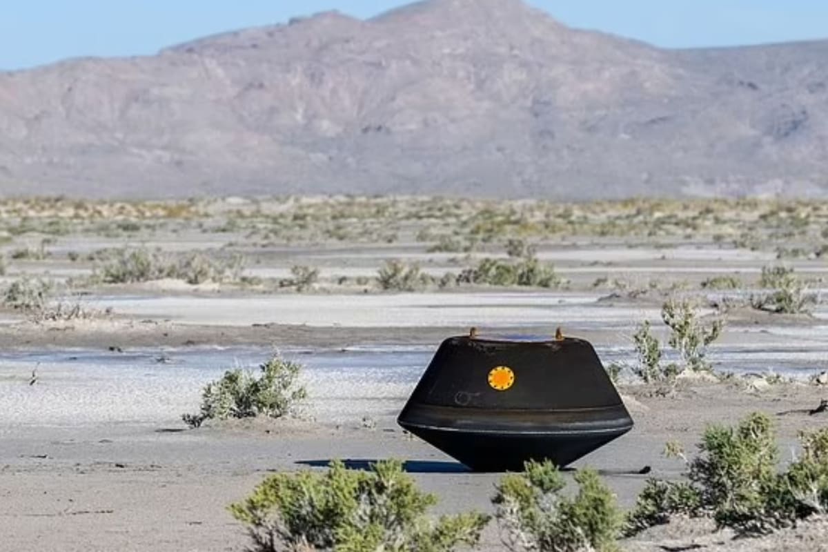 La misión extrajo materiales de la superficie del asteroide Bennu