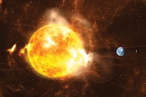 La misión SDO (Solar Dynamics Observatory) de la NASA captó una llamarada solar que se formó el 30 de marzo pasado (Foto: Archivo)