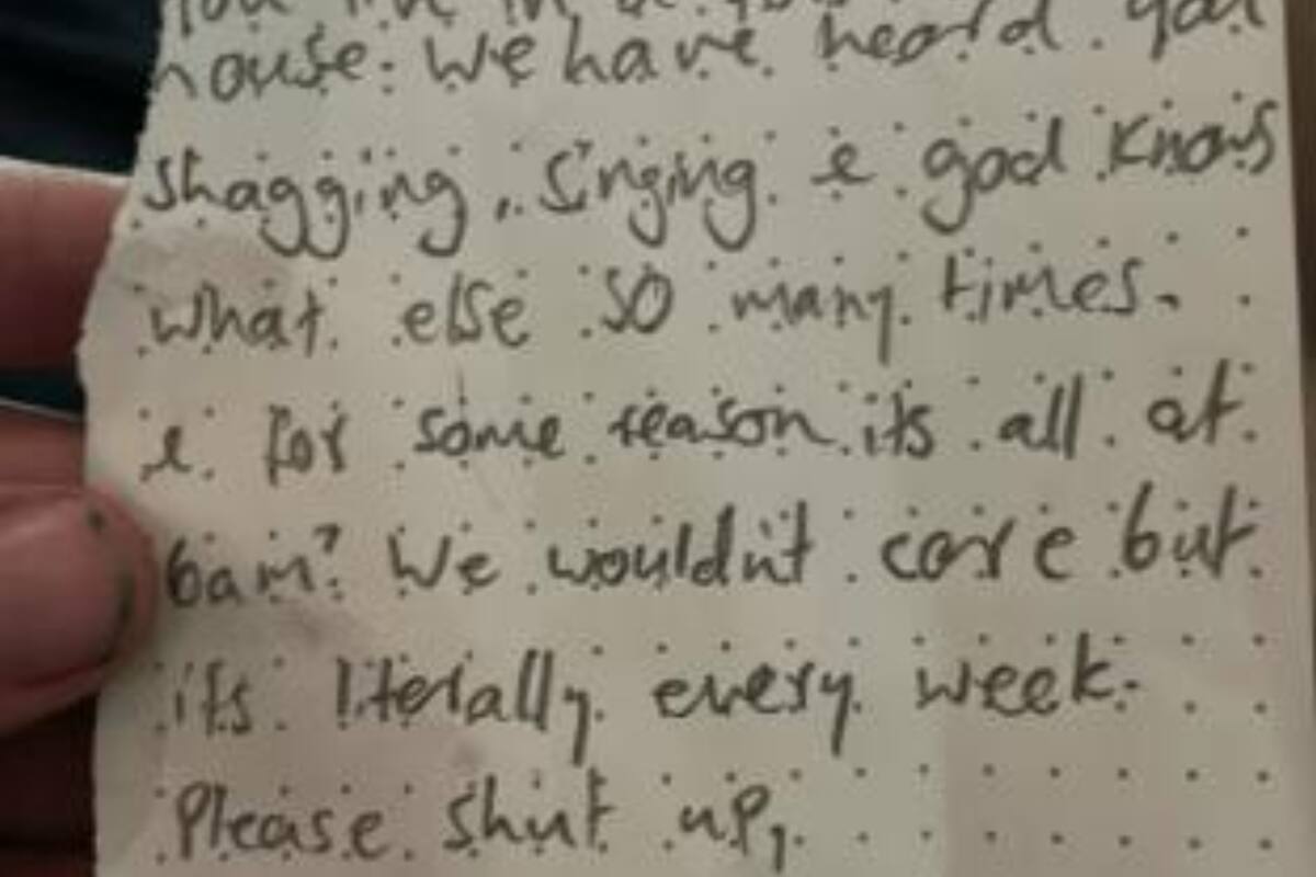 La misiva enviada por los vecinos causó furor en redes sociales (Foto: iStock / Reddit)